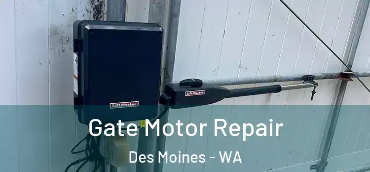Gate Motor Repair Des Moines - WA